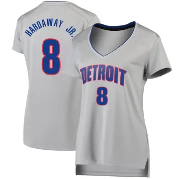 Detroit Pistons Tim Hardaway Jr. Silver Jersey - Statement Edition - Women's Fast Break