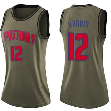 Detroit Pistons Tobias Harris Salute to Service Jersey - Women's Swingman Green