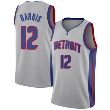 Detroit Pistons Tobias Harris Silver Jersey - Statement Edition - Men's Swingman