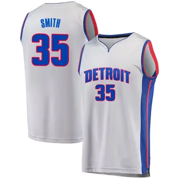 Detroit Pistons Tolu Smith Alternate Jersey - Statement Edition - Men's Fast Break Gray