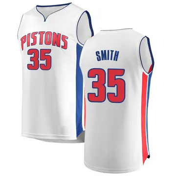 Detroit Pistons Tolu Smith Jersey - Association Edition - Men's Fast Break White