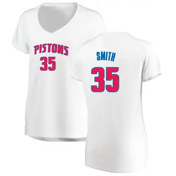 Detroit Pistons Tolu Smith Jersey - Association Edition - Women's Fast Break White