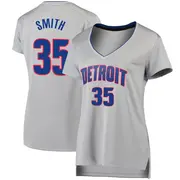 Detroit Pistons Tolu Smith Silver Jersey - Statement Edition - Women's Fast Break