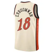 Detroit Pistons Tosan Evbuomwan Tan 2024/25 City Edition Jersey - Youth Swingman