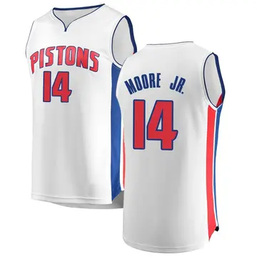 Detroit Pistons Wendell Moore Jr. Jersey - Association Edition - Men's Fast Break White