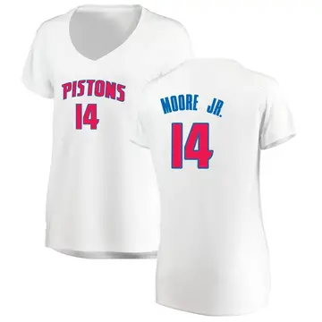 Detroit Pistons Wendell Moore Jr. Jersey - Association Edition - Women's Fast Break White