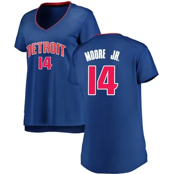 Detroit Pistons Wendell Moore Jr. Jersey - Icon Edition - Women's Fast Break Royal